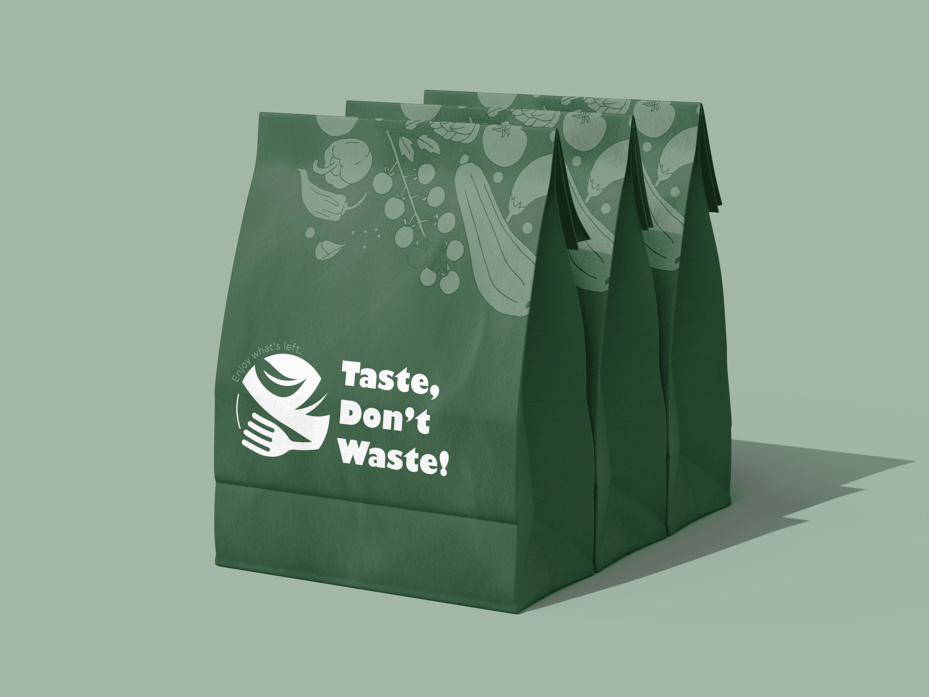 Taste Don’t Waste food bag